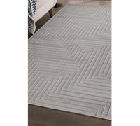 Homemaker Malmo Maze Grey 120X170Cm Rug, Grey