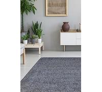 Modern Style Rugs Relay Classic Medium Dark Grey Indoor Area Rug. Suitable for Living Room, Bedroom, Conservatory, Office, Lounge Rug. 100x150cm