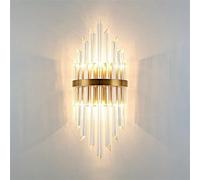 Modern Stylish Gold with Crystal Shade Wall Light Exquisite Simple Wall Mount Lamp Sconce Light Indoor Decoration