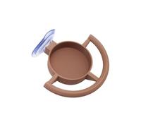 Modern Suction Mounted Pet Portable Window Mount Bird Feeding Tray Texture Suitable for Dry Food and Water Pet Food Dispenser
