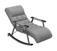 Modern Swing Lounge Chairs, Comfortable high Back armchairs, ergonomically Designed Leisure Chairs with Side Pockets and Handbags, Suitable for bedrooms and Balconies C