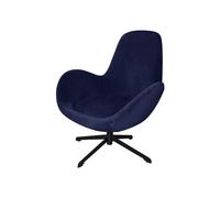 Modern Swivel Armchair Cover Set - 2PCS Navy Blue Mid-Back Office Chair Slipcovers with Side Arms Wingback Accent Chair Protector for Living Room Bedroom & Home Office