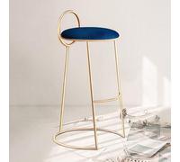 Modern Swivel Bar Stools with Footrest - Industrial Round Counter Chairs for Kitchen & Dining, 75CM Height, Ideal for Home & Restaurant Use
