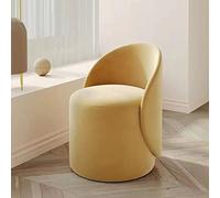Modern Swivel Cuddle Chair with Ottoman - Cozy BoucleArmchair for Living Room & Bedroom - 360° Rotating Metal Base Reading & Vanity Chair for Comfort and Style