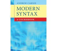 Modern Syntax: A Coursebook