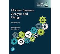 Modern Systems Analysis and Design, Global Edition