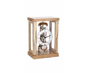 Modern table clock in a puristic design out of beech with 14-days power reser...