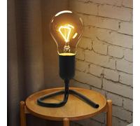 Modern Table Lamp with E27 Base, Sleek Triangular Design, 50W Max, 1.8m Cable, Plug, and Switch Included, AC220-240V, Stylish Black Finish 1 Pack