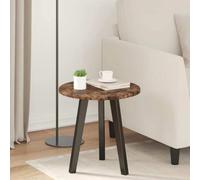 Modern Table Top Round Outdoor Furniture Garden Terrace Engineered Wood vidaXL