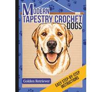 Modern Tapestry Crochet Dogs: Golden Retriever