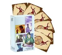 Modern Tarot Card Deck Set - Interactive Fortune Reading Game for Social Gatherings | Illustrated Card Stock with Guidebook, Party Entertainment Supporting Group Conversation