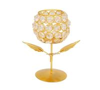 Modern Tealight Candle Holder Single, Tea Light Candle Holders for Living Room Home Decor, Tea Lights Holder to Display Candles and Create a Relaxing Ambiance with House Tealight Holders. (Gold)