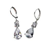 Modern Teardrop Shaped Dangle Earrings Smooth Kirsite Design Wedding Party Everyday Accessories Long Hoop Earring