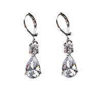 Modern Teardrop Shaped Dangle Earrings Smooth Kirsite Design Wedding Party Everyday Accessories Teardrop Earrings