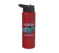 Modern Tech Vintage Soul LS Swapped Squarebody Stainless Steel Insulated Water Bottle