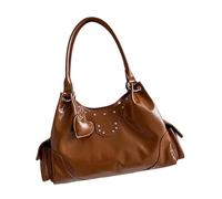 Modern Textured Underarm Handbag Spacious Capacity Office Companion Casual Outfit Enhancer PU Korean Styles Pu Bag