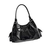 Modern Textured Underarm Handbag Spacious Capacity Office Companion Casual Outfit Enhancer PU Korean Styles Pu Bag