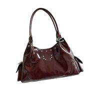 Modern Textured Underarm Handbag Spacious Capacity Office Companion Casual Outfit Enhancer PU Korean Styles Pu Bag