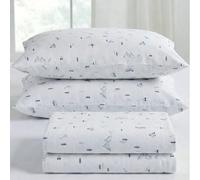 Modern Threads 4-Piece 100% Cotton Flannel Sheet Set - Soft and Durable for Every Season, Camping Trip Full