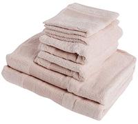 Modern Threads - Air Cloud 6-Piece 100% Zero-Twist Cotton Towel Set - Bath Towels, Hand Towels, & Washcloths - Super Absorbent & Quick Dry - 500 GSM - Soft & Plush, Blush