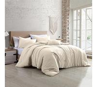 Modern Threads Comforter Set, Microfiber, Coconut, Queen