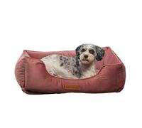 Modern Threads Luxury Dog Bed - Comfortable Tufted Velvet Cushion for Small to Large Dogs - Machine Washable - Durable & Cute Sleep Space for Pets - Pamper Your Pet with Cozy Beds - Rosewood