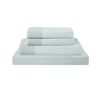 Modern Threads Pacific Coast Textiles 3 Piece Crochet LACE Microfiber Sheet Set SEAMIST Twin, Microfibre, Sea Mist