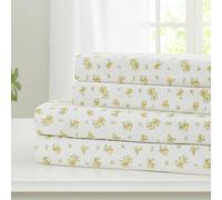 Modern Threads Silky Soft Microfiber and Wrinkle Free Sheets - Luxurious Microfiber Bed Sheets Includes Flat Sheet, Fitted Sheet with Deep Pockets, & Pillowcases Sweet Rose Gold, Full