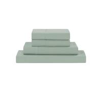 Modern Threads Soft Microfiber Solid Sheets - Luxurious Microfiber Bed Sheets - Includes Flat Sheet, Fitted Sheet with Deep Pockets, & Pillowcases Seafoam Queen