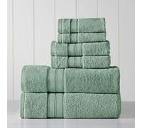 Modern Threads Super Absorbent & Quick Dry-600 GSM-Soft & Plush, Cotton, Eucalyptus, 27 in x 54 in