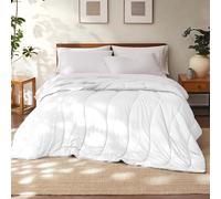 Modern Threads Tencel Lyocell Luxury Ultra Soft Down Alternative Comforter, White, Queen