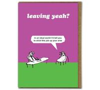 Modern Toss Brainbox Candy Official Rude Leaving Card - ‘Stick It Up Your Arse’ - Cheeky Leaving Cards - Funny Leaving Card - Birthday Humour Cards - For Him - For Her