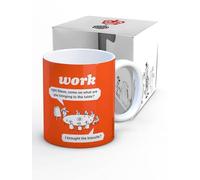 Modern Toss Official Funny Coffee Mug - Gift Boxed Novelty Christmas Or Birthday Gift Office Workplace Humour - 'Biscuits' Design - Sold by Brainbox Candy