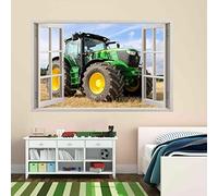 Modern Tractor Wall Sticker Mural Decal Kids Bedroom Farm Farmhouse Decor