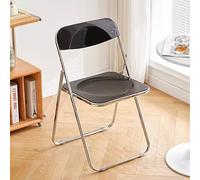 Modern Transparent Acrylic Chair C Accent Side Chair with Ch e Slish PP Plastic Seat for Weddings Events Indoor & Outdoor Use