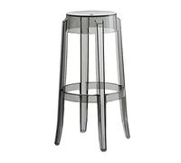 Modern Transparent Acrylic Stackable Bar Stools Backless for Kitchen Living Room Bedroom Office