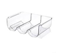 Modern Transparent Cup and Wine Rack Organizer(Three) | for crystal clear design, stackable layers, dust-proof cover, modern home decor, easy visibility