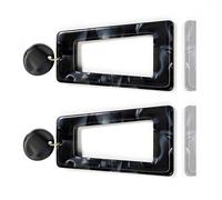 Modern Trapezoid Earrings Long Geometric Pendant Earrings Colorful Earrings Acetate Texture to Match Fashion Look