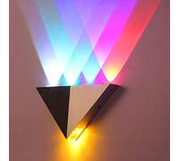 Modern Triangle LED Wall Sconce Light Up Down Wall Lamp LED Hardwired Modern Sconce Spotlight Lighting for Theater Studio Restaurant Hotel 5W Aluminium Multi-Color Up