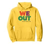 Modern Tribute to Harriet Tubman with Colorful Typography Pullover Hoodie