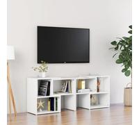 Modern TV Cabinet Display Shelf Storage TV Stand Bookcase Engineered Wood Unit