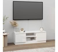 Vidaxl Tv Cabinet With Door White 102X30X36 Cm
