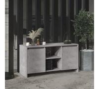 vidaXL TV Cabinet Concrete Grey 102x37.5x52.5 cm Engineered Wood