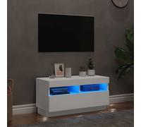Modern TV Cabinet With RGB LED Lights TV Unit Stand Entertainment Centre vidaXL