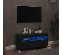 Modern TV Cabinet With RGB LED Lights TV Unit Stand Entertainment Centre vidaXL