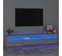 Modern TV Cabinets with LED Lights Media Unit TV Stand Floating TV Stand vidaXL