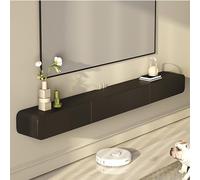 Modern TV Lowboard with 2 Drawers 160cm Cable Management Stylish Living Room Storage Unit Multi-Functional Wall Shelf for TVs up to 200cm Contemporary Design