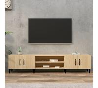 vidaXL TV Cabinet Sonoma Oak 180x31.5x40 cm Engineered Wood NEW