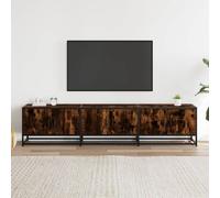 vidaXL TV Cabinet TV Stand Media Cabinet TV Unit Smoked Oak Engineered Wood