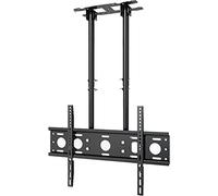 Modern TV Stand Height Adjustable TV Ceiling Mount, 0-20° Flip Down Adjustable TV Bracket For Most 40-85 Inch TVs, Fit Flat And Vaulted Ceiling TV Mount TV Stand